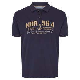 North 56 4 Duża Koszulka Polo Granat