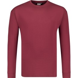 CF Duża Koszulka Longsleeve Adamo - Bordo