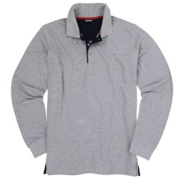 CF Duże Polo Longsleeve Adamo - Szara