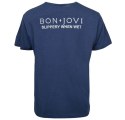 Duża Koszulka Replika Bon Jovi - Blue