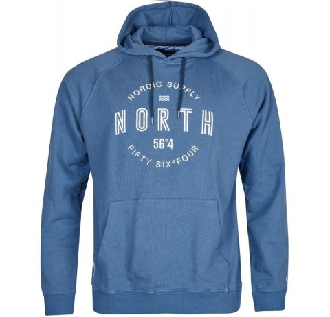 North 56 4 Duża Bluza z kapturem - Blue