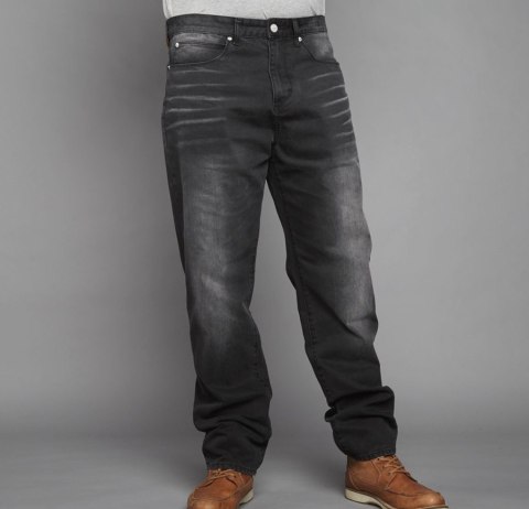 North 56 4 Duże Spodnie Jeans - Czarne